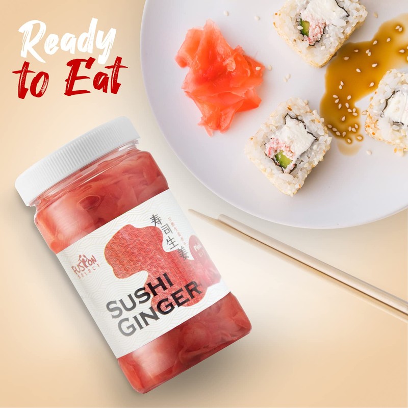 Fusion Select 2 Packs Sushi Ginger - Natural Sliced Gari,