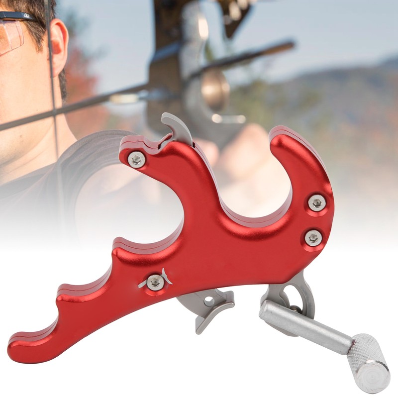 Metal Release Aids Four Fingers Grip Thumb Caliper Trigger Compound