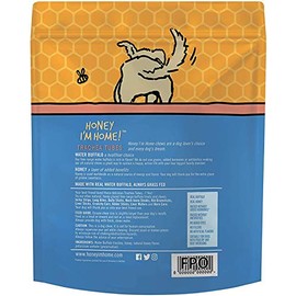 Honey I'm Home, Buffalo Trachea Tubes Dog Chews, 7 Inches, 5 Pieces - All Natural, Free Range, Healthy, Grain Free, Honey Coated & Crunchy