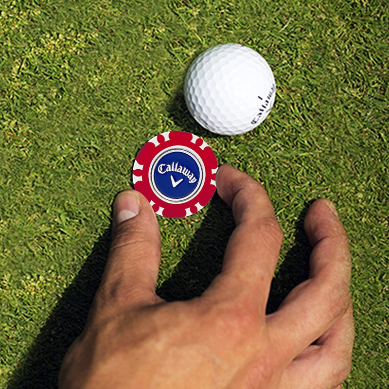 Callaway Golf Marker Magnet Casino Chip Markers 2 Pack Red