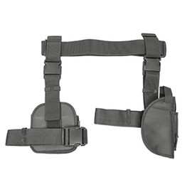 NcSTAR CV2908U Vism 3Pcs Drop Leg Gun Holster and Magazine Holder/Urban Gray