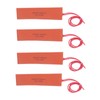 4 Pcs Silicone Rubber Heating Pad Flexible Silicone Heater Mat
