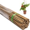 Taoskai Taoskai 70 Pcs Bamboo Stakes, 5 Feet Natural Bamboo
