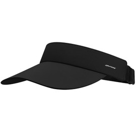 Croogo Black Visors Sport Sun Visor Hats Summer Visors Ball Caps Empty Top Baseball Sun Cap for Men Women,Black-RNKD01