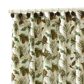 Park Designs Walk in The Woods Shower Curtain, 72 by 72"