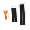 ULTECHNOVO Protective Car Door Sill Stickers 4 Pack Carbon Fiber