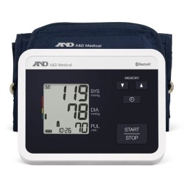 A&D Blood Pressure Monitor Multi-User Bluetooth Upper Arm