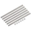 QUARKZMAN Pack of 6 M8 x 250 mm Fully Threaded