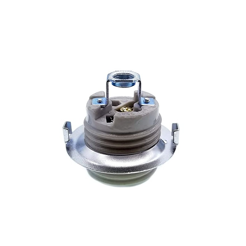 E26 socket,Ceramic Medimun Base Screw Socket E26 E27 Threaded Glazed