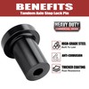 Vitonsbay Trailer Tandem Slide Stopper, Tandem axle Stop Lock pin,