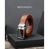 BOSTANTEN Cinturón de piel para hombre, cinturón de 1 3/8
