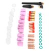 49Pcs TIG Welding Torch Kit Collets Ceramic Nozzles Cups Replacement