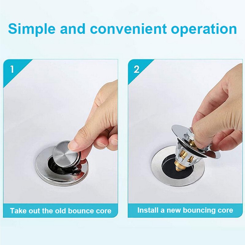 Drain Stopper Tightly Connected NonSlip RustProof Durable Easily Install Drain