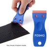 FOSHIO Plastic Razor Blade Scraper Include 2PCS Scraper Tool and