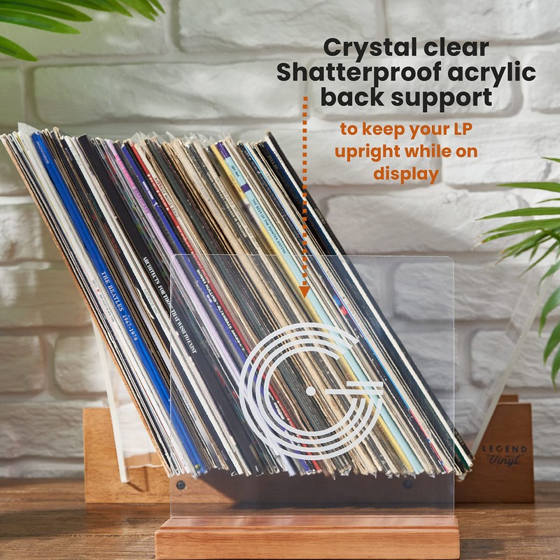 Legend Vinyl LP Display Stand. The Stylish Way to Display