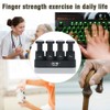 Finger Strengthener,4 Tension Adjustable Hand Grip Exerciser Ergonomic Silicone Trainer