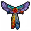 Ivamis Winged Feathers Patch - 4x4 inch - P5706