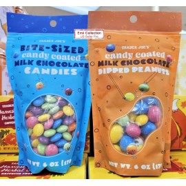 Trader Joe's Bite Sized Candy Coated Milk Chocolate Candies 6oz 170g (2 Bags)