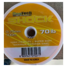SEA TECH Shock Shockleader Orange 70lb/0.75mm 100m Orange
