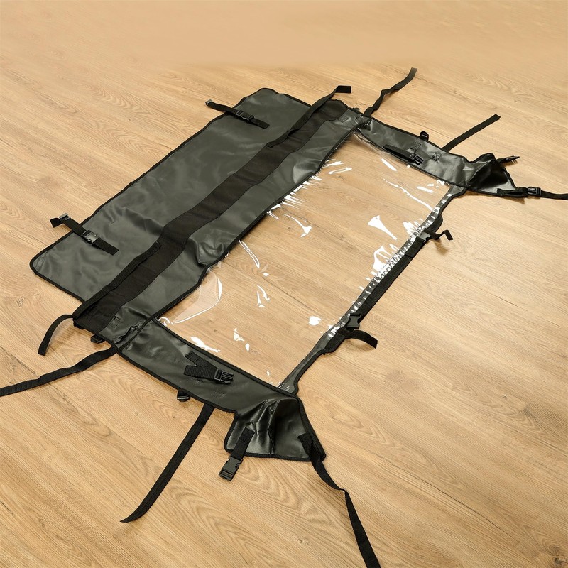 HECASA Rear Windshield Compatible with 2014-2022 Polaris RZR 900 1000