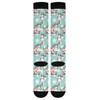 Wusikd Flower Cow Compression Socks for Women and Men Circulation