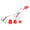 Portable Fishing Steel Wire Fishing Rigs with Treble Fish Hooks