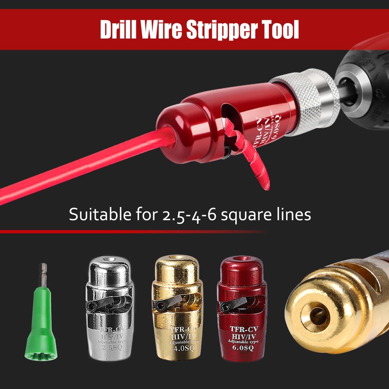 Wire Stripper for Drill,Wire Twister Tool for Drill,2024 Wire Wtripping