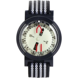 eROOSY Wrist Compass, Waterproof Diving Compass Night Vision, Compass Outdoor Waterproof for Diving, Travel, Camping, Mountain