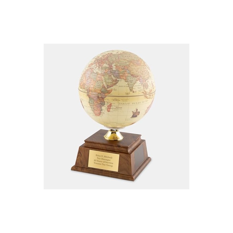 Engraved Old World Solar Globe (Free Customization) - Things Remembered