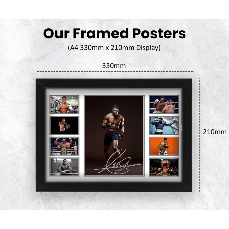 Anthony Joshua Signed Poster Print- Limited Edition Autograph Fan Gift