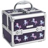 Joligrace Makeup Case for Girls Cosmetic Train Case Makeup Storage