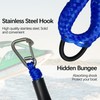 NIUGRECF 4FT Boat Bungee Dock Line Marine Rope 2-Pack for