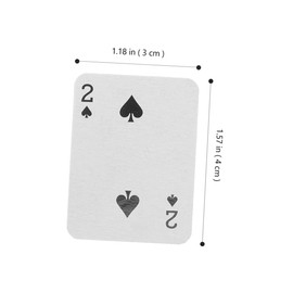 WOONEKY 24 Sets Mini Playing Cards Tiny Cards Deck Small Playing Cards Small Poker Cards Traveling Decks Cards Travel Cards Games Miniature Poker Cards Toys Cards Plaything Coated Paper