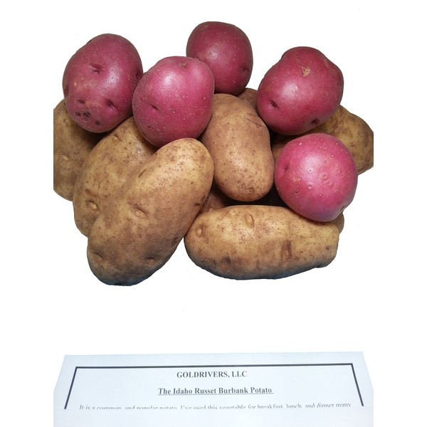 Potatoes Fresh Idaho Russet and Red Produce Bundle