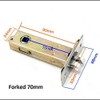 TOOLSTAR Door Latches, Stainless Steel Tubular Mortice Latches Forked 70mm