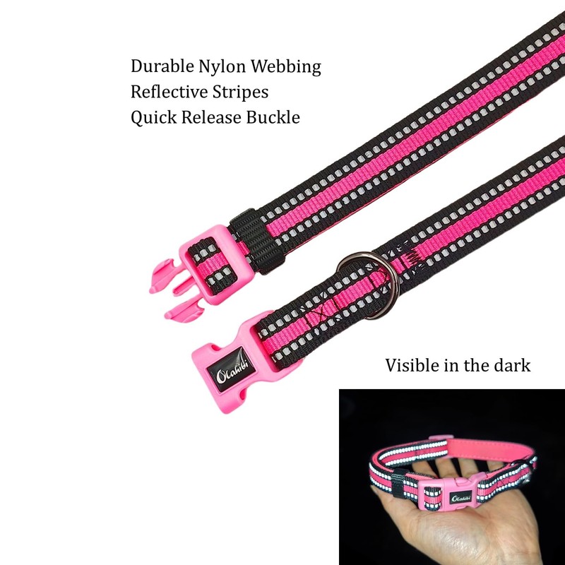 Olahibi Dog Collar and Leash Combo Set, Neoprene Padded, Polyester