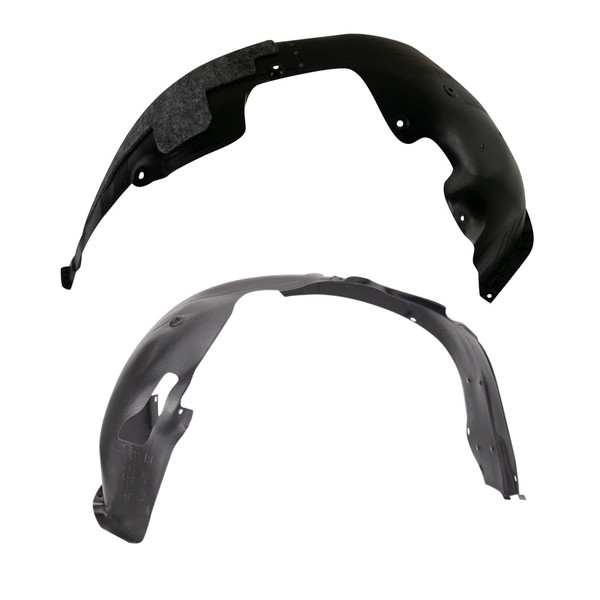 TRQ TRQ Front Inner Fender Liner Set Compatible with 2017-2018