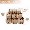 9 Wooden Dice, Gaming Dice, Dice Dice, Gaming Accessories, Lightweight