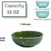 vicrays Ceramic Pasta Bowls Set, 32 Ounce Soup Bowls, Large