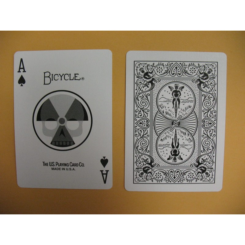 Black Trace Playing Cards Nuclear Bad Apple Design