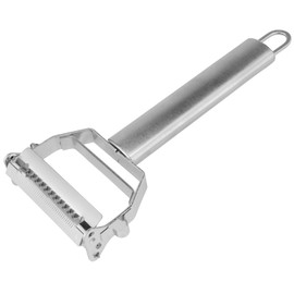 Kunovo Julienne Peeler Stainless Steel Vegetable Peeler,for Potato Carrot Melon Apple Vegetable Cutter Slicer,with Cleaning Brush