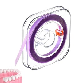 XUZOPIM 1 Volumes Tooth Sandpaper Tooth Sandpaper for Spaces Dental Polishing Strips Teeth Polishing Tartar Remover Tartar Remover Human Tooth Band 4 mm x 6 m (Purple)