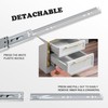 10 inch Soft Close Drawer Slides 4 Pairs Ball Bearing