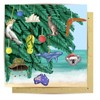 La La Land Greeting Card Aussie Christmas Tree