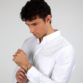 MASERATI Men Stainless Steel Chain Bracelet - JM218AMF03