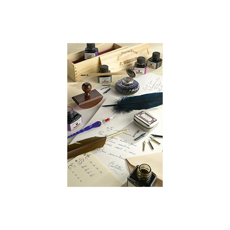 Brause 1620B Calligraphy Box (with 20 Natural Wood Nib Holders,