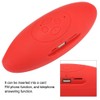 Cool Streamlined Oval Shaped Subwoofer Bluetooth Speaker with FM Function