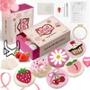 yuegool 6PCS Punch Needle Coasters Kit,Easy DIY Punch Needle Embroidery