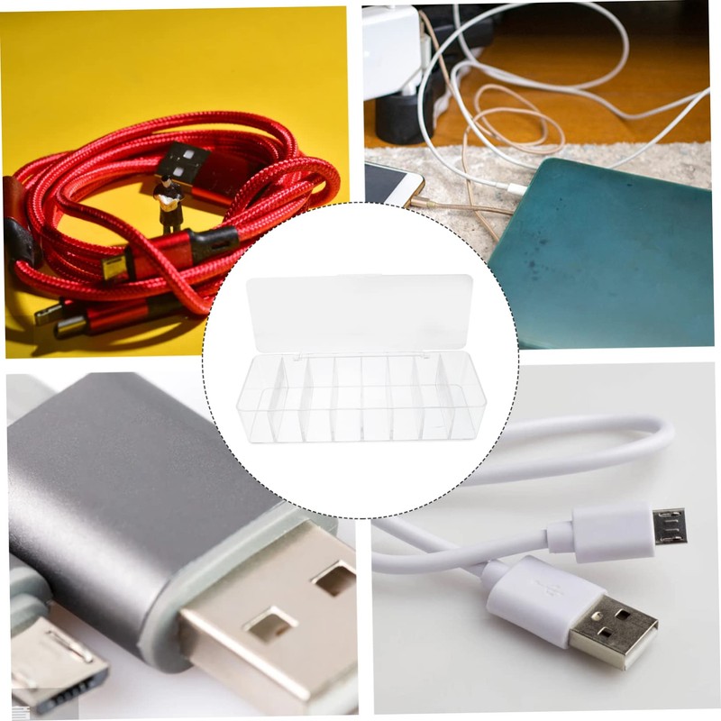 CIYODO Box with Belts Dust Cord Organizer for Compartment Design