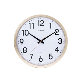 Hodogaya Electronics Sales Wall Clock, Radio Watch, Shatterproof, Plastic Cover, Silent, Continuous Second Hand, Nighttime Second Hand Stop, Natural